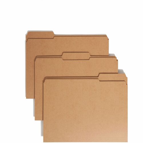 Folder, File, Kraft, Letter, 1/3 Ast 100/BX