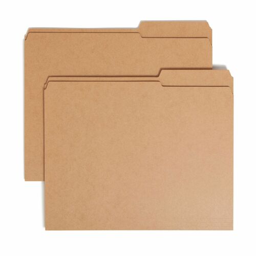 Folder, Ltr, 11 Point, 2/5 Right, Kraft 100/BX