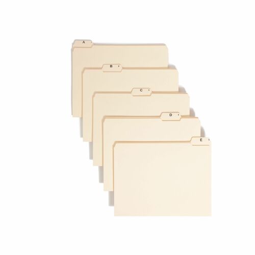Folder, Indexed, 1/5 Cut, A-Z25DV 25/ST