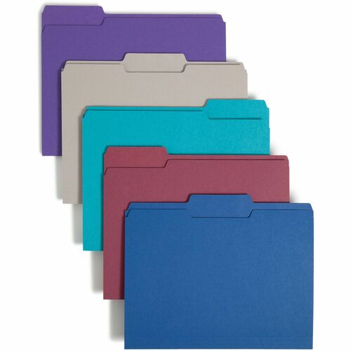 Folder, File, Letter, 1/3, Assorted 100/BX