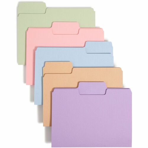 Folder, File, Support Tab, Letter, Assorted 100/BX