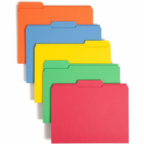 Folder, File, Letter, 1/3 Assorted, Assorted 100/BX