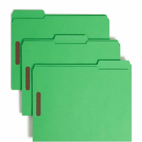 Folder, File, Fastener, Letter, Green 50/BX
