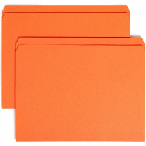 Folder, File, Letter, Straight, Orange 100/BX
