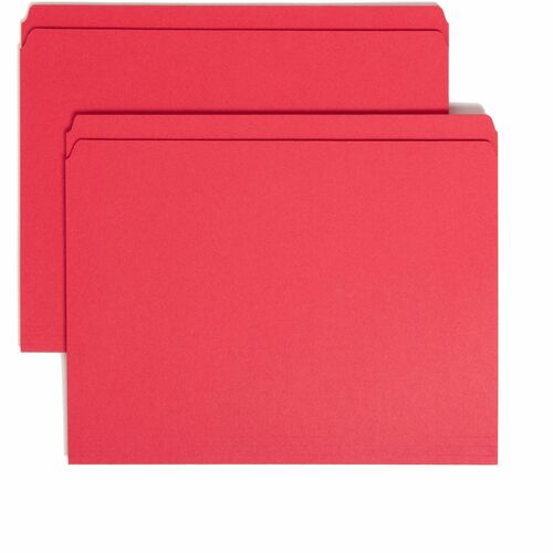 Folder, File, Letter, Straight, Red 100/BX