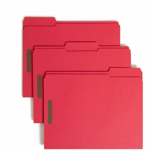 Folder, File, Fastener, Letter, Red 50/BX