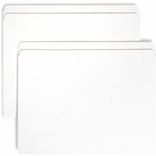 Folder, File, Letter, Straight, White 100/BX