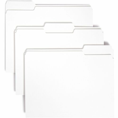 Folder 1/3 Cut Letter White 100/BX