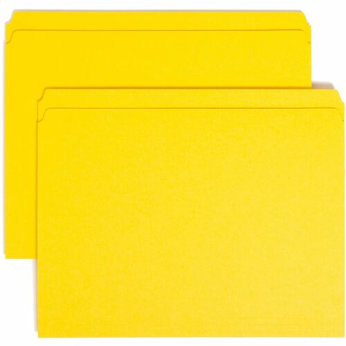 Folder, File, Letter, Straight, Yellow 100/BX