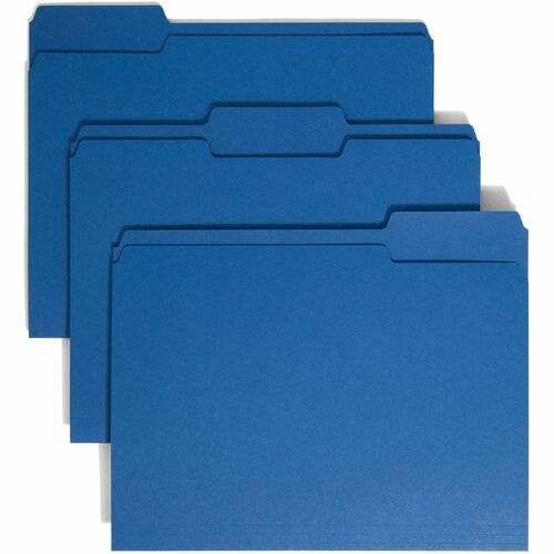 Folder, File, Letter, 1/3, Navy 100/BX