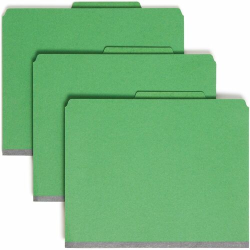 Folder, Class F, 2 Divider, 2" Expansion, Green 10/BX