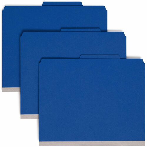 Classification Folders, 2" Exp, 2 Div, Top Tab, Letter, DBE 10/BX
