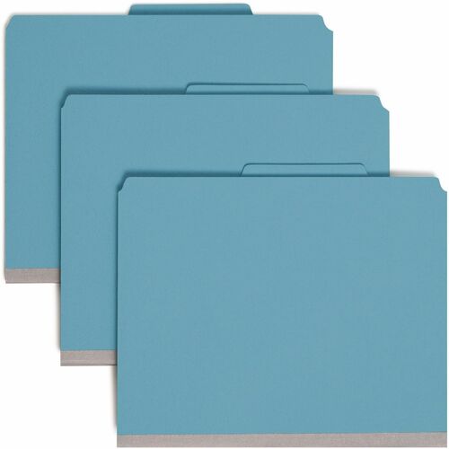 Classification Folders, 2" Exp, 2 Div, Top Tab, Letter, Beige 10/BX