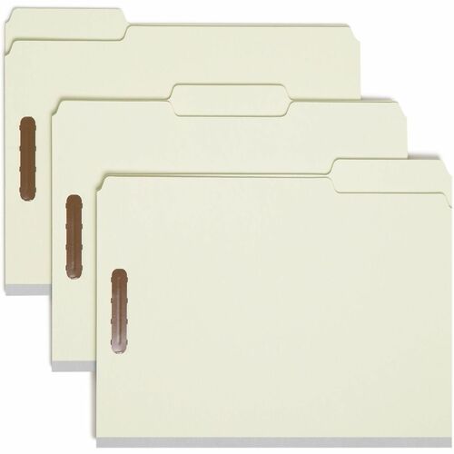 Folder, Letter, Recycled, 1", 2K1&3, Gray Green 25/BX