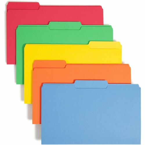 Folder, File, Legal, 1/3, Assorted 100/BX