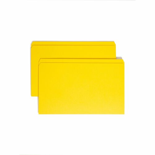 Folder, Straight Cut, Legal, Yellow 100/BX