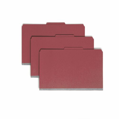 Folder, Classified, 1 Divider, 2" Expansion, Red 10/BX