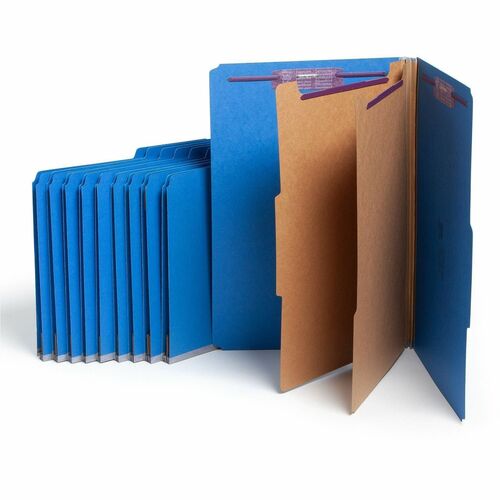 Folder, Class F, 2 Divider, 2" Expansion, Double Bottom 10/BX