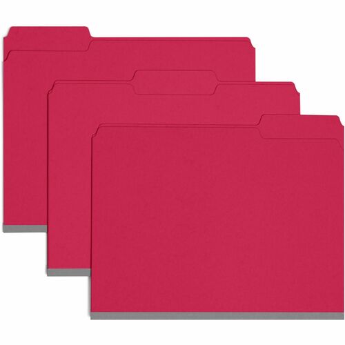Folder, File, Pressboard, Letter, Red 25/BX