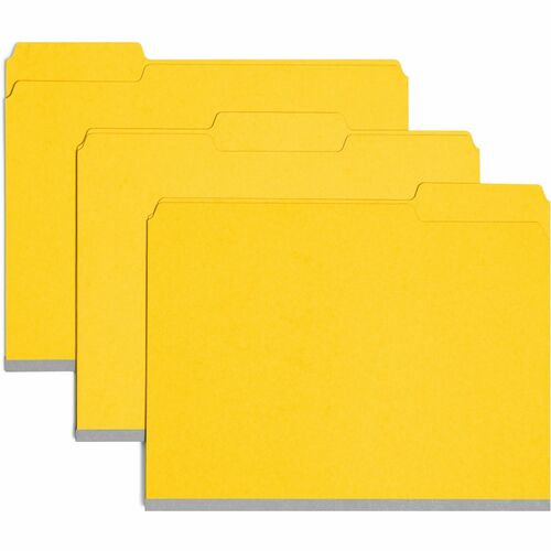 Folder, File, Pressboard, Letter, Yellow 25/BX