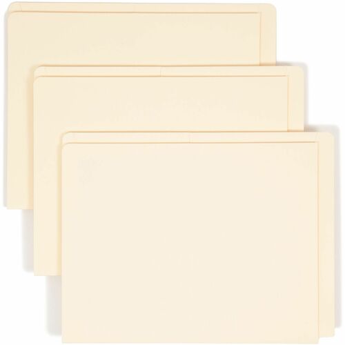 Folder, 2-Pocket, End Tab, Letter, Manila 25/BX