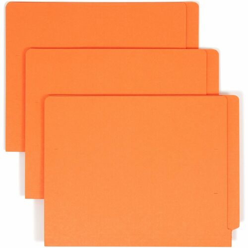 Folder, File, End Tab, Straight, Orange 100/BX