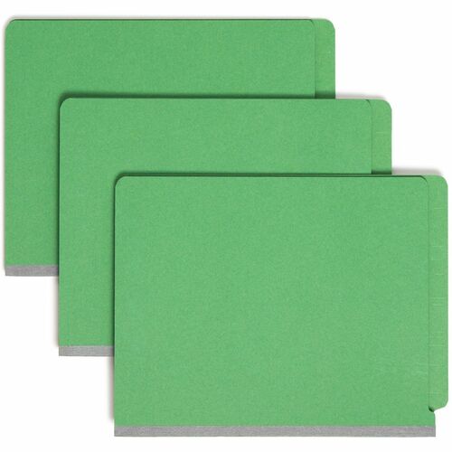 Folder, Classified, Letter, 2 Divider, Green 10/BX