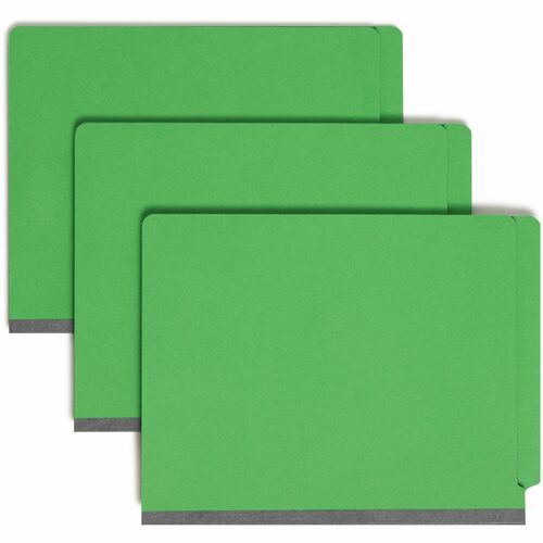 Folder, Classified, Letter, 2 Divider, Green 10/BX