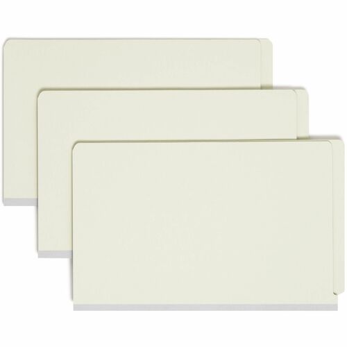 Folder, Classification, Legal, 2 Dividers, Gray Green 10/BX