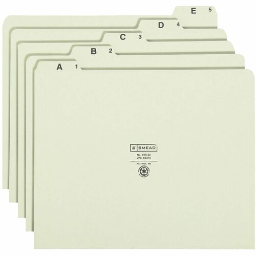 Guide, File, Pressboard, Letter, A-Z 25/ST