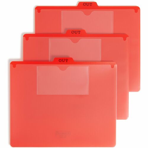 Guide, Out, Top Tab, Poly, Ltr 50/BX