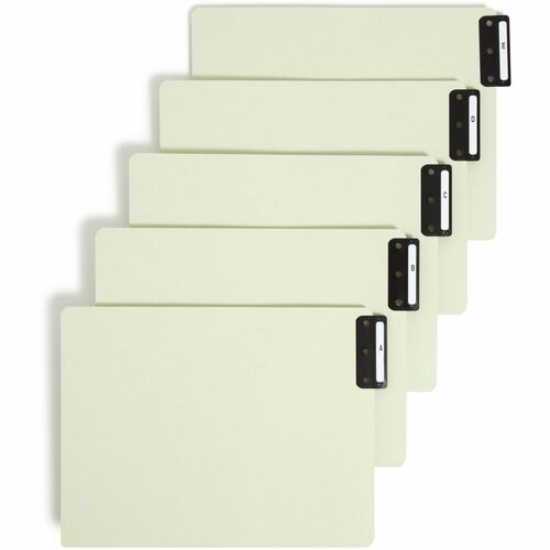 Guide, End Tab, Letter, Vertical, A-Z 25/ST