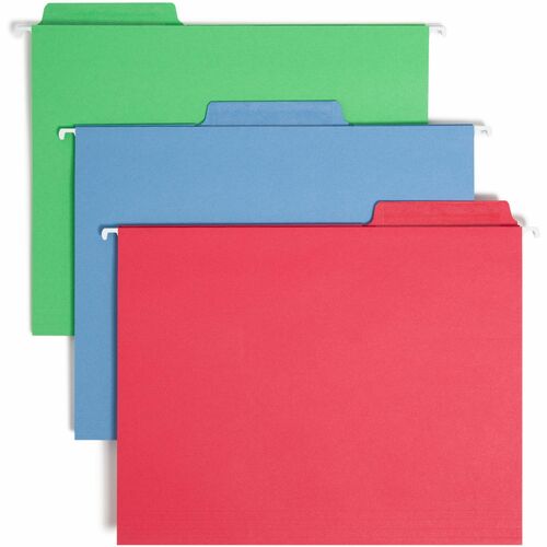 Folder, Hanging, Letter, 1/3, Assorted 18/BX