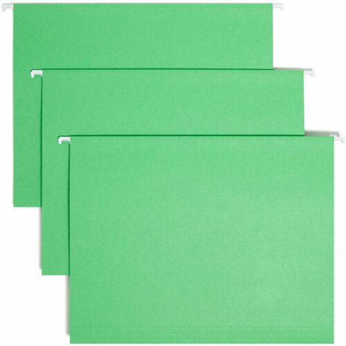 Folder, Hanging, Letter, 1/5, Green 25/BX
