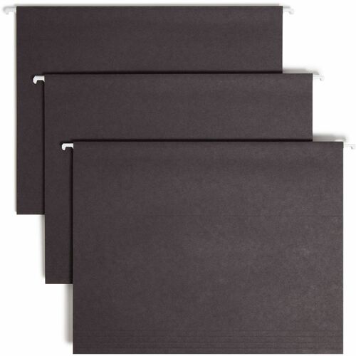 Folder, Hanging, Letter, 1/5, Black 25/BX