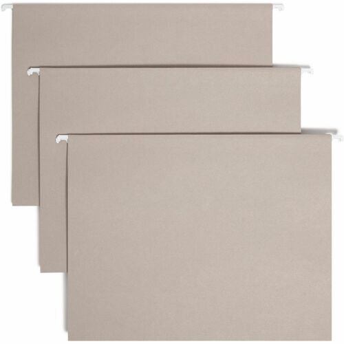 Folder, Hanging, LTR, 1/5, Gray 25/BX