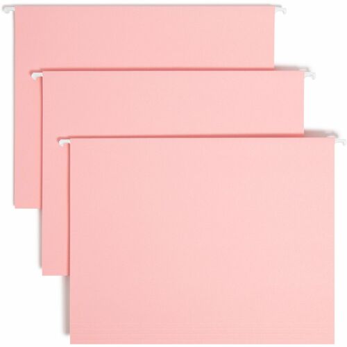 Folder, Hanging, Letter, 1/5, Pink 25/BX