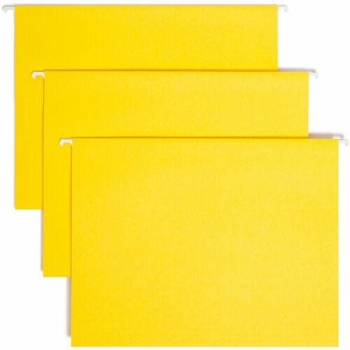 Folder, Hanging, Letter, 1/5, Yellow 25/BX