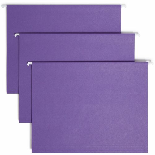 Folder, Hanging, Letter, 1/5, Purple 25/BX