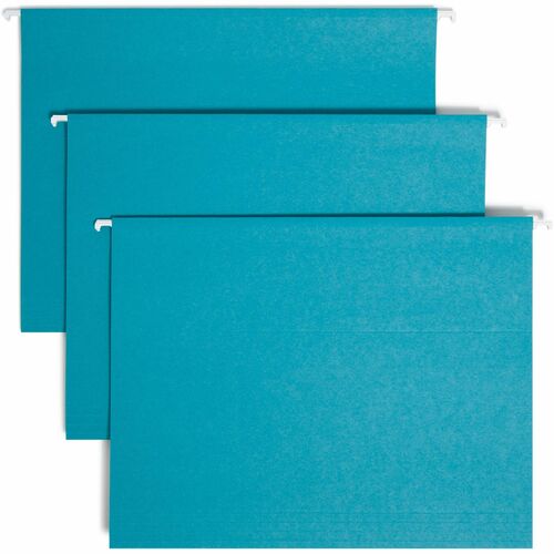 Folder, Hanging, Letter, 1/5, Teal 25/BX