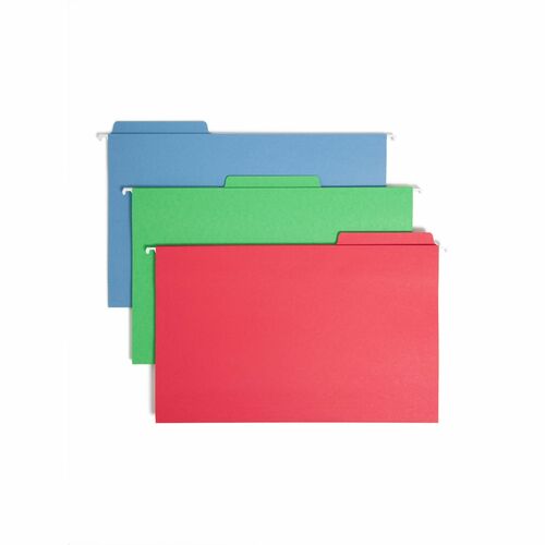 Folder, Hanging, Legal, 1/3, Assorted 18/BX
