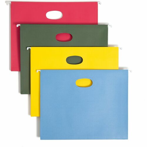 Folder, Hanging, 2" Expanding, Letter, Assorted 4/PK