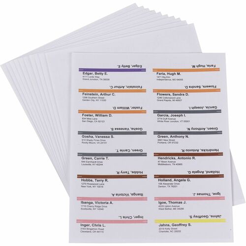 System, Label, 3-Sided, 160pc