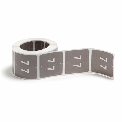 Label, DCC, Endtab, "7", Gray 250/RL