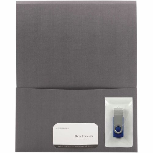 Pocket, Self Adhesive, Poly, USB 6/PK