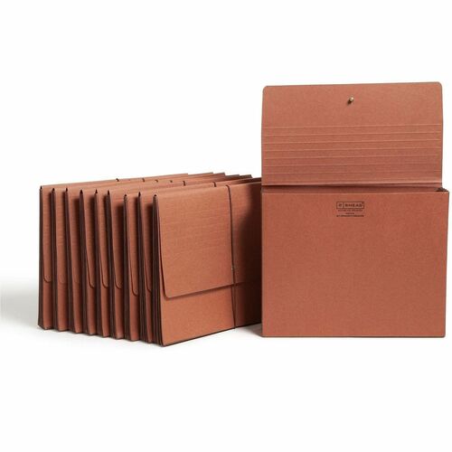 Wallet, 3.5" Expand, Leather, Redrope 10/BX