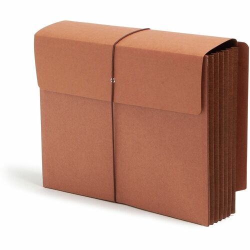 Wallet, Extra Wide, 5.25" Expandable, Leather 10/BX