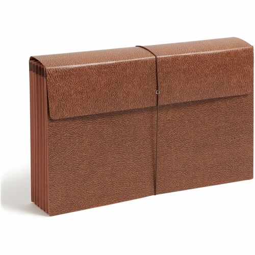 Expanding Leather-Like Wallets, 5-1/4" Exp, 15" x 10" 10/BX