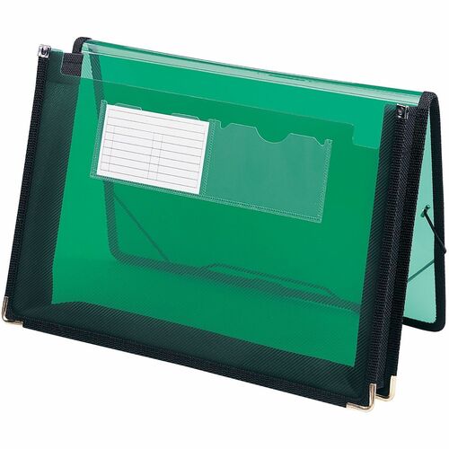 Wallet, 2.25" Expand, Poly, Green