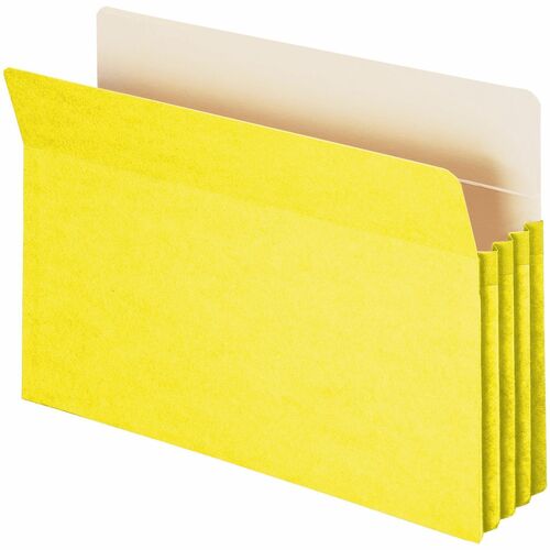 Pocket, File, Legal, 3.5" Expansion, Yellow